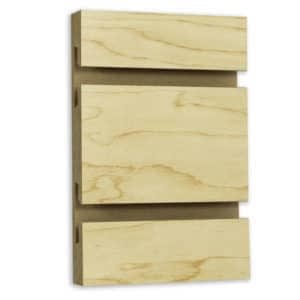 Soumi Birch Melamine Slatwall